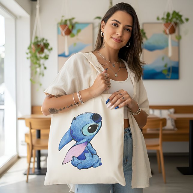 Stitch Tote Bag Tygkasse (Skapare uppladdad)