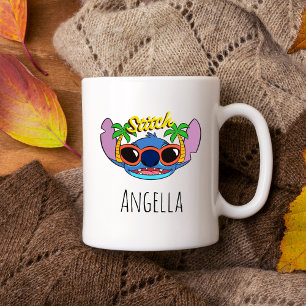 Stitch Tropiska solglasögon, Personlig Kaffemugg