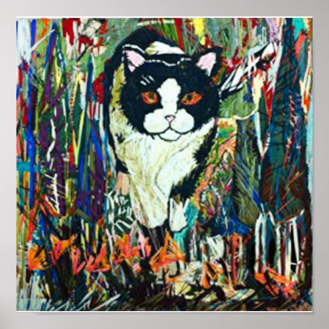 Stitched Cat Poster (Framsidan)