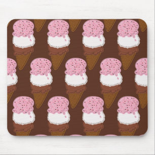 Stitched-Neapolitan-Ice-Cream-Cones-2-MOUSEPAD Musmatta