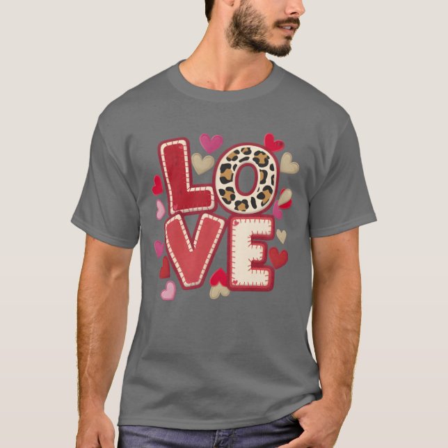 Stitched with Love friend T Shirt (Framsida)