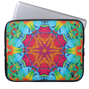 Stitches Kaleidoscope Laptop sleeve
