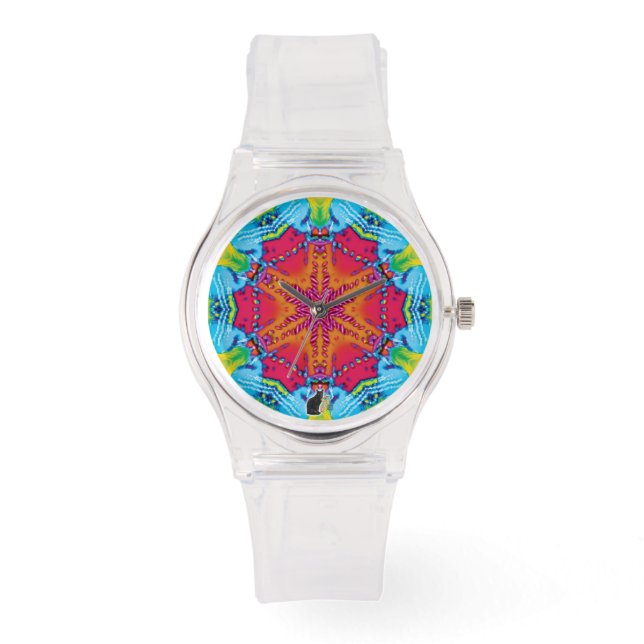 Stitches Kaleidoscope Watch Armbandsur (Framsida)