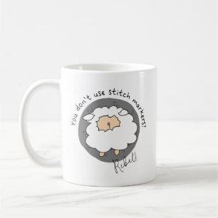 Stitchin' Rebel Funny Sticka - Crochet - Maker Kaffemugg