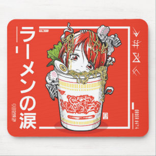 Stitchouse Ramen Tårar Noodle Anime Girl mousad Musmatta