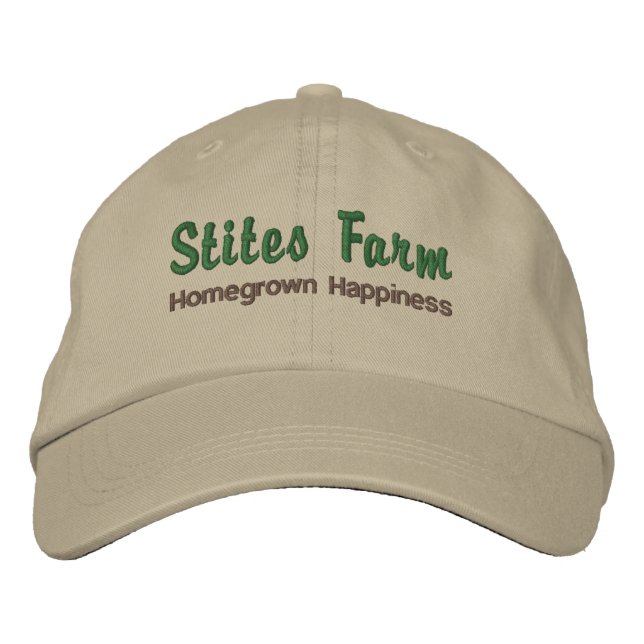 Stites Farm Cap Broderad Keps (Framsida)