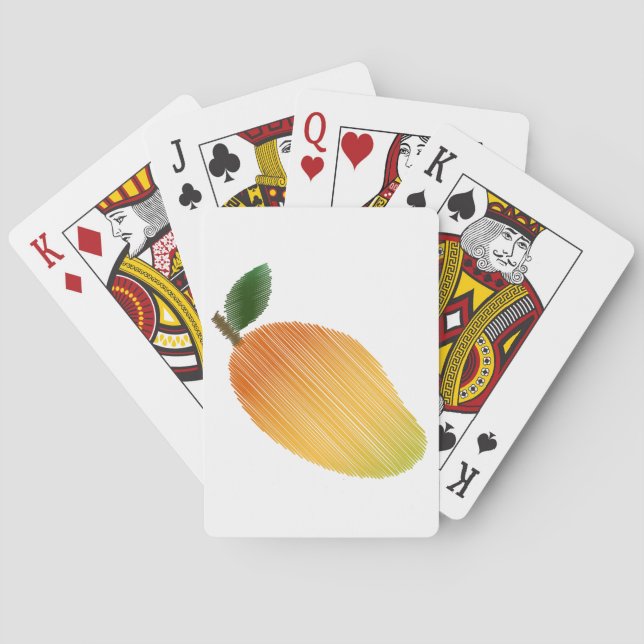 Stitlig mangodesign casinokort (Baksidan)