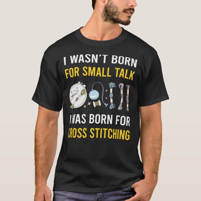 Stitling i Small Talk Kor T Shirt (Framsida)