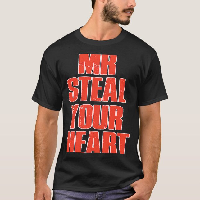 Stjäl ditt hjärta t shirt (Framsida)