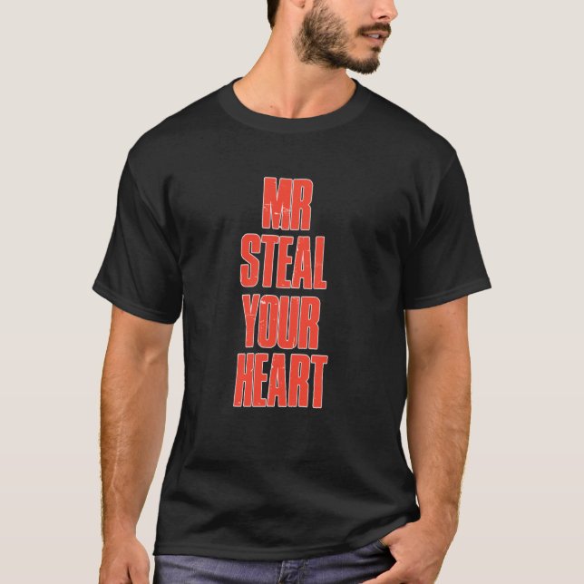 Stjäl ditt hjärta t shirt (Framsida)