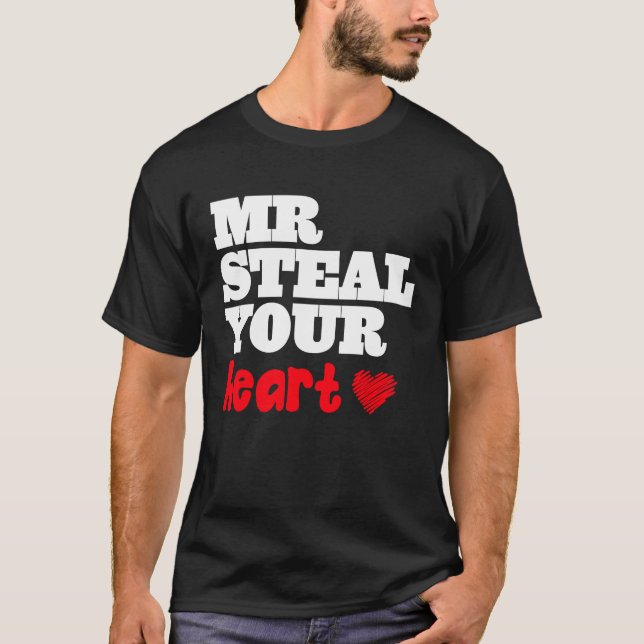 Stjäl ditt hjärta t shirt (Framsida)