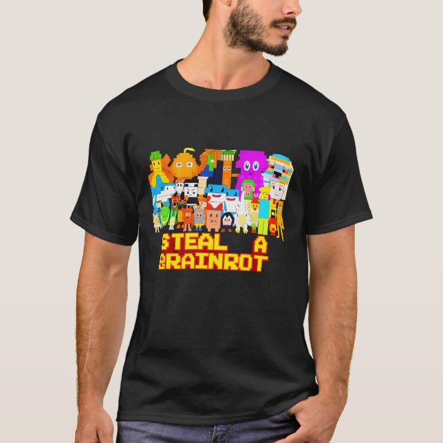 Stjäl en Brainrot T Shirt (Framsida)