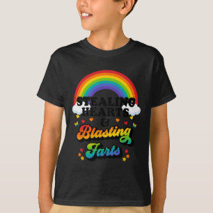 Stjäl hjärtan och spränger farsor Rolig Alla Hjärt T Shirt