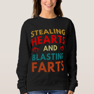 Stjäl hjärtan och sprutar fisa Alla hjärtans dag T Shirt