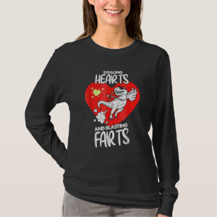 Stjäl hjärtan och sprutar fisar Dino Cupid Vale T Shirt