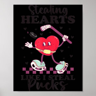 Stjäl hjärtan som jag stjäl puckar Funny Valentine Poster