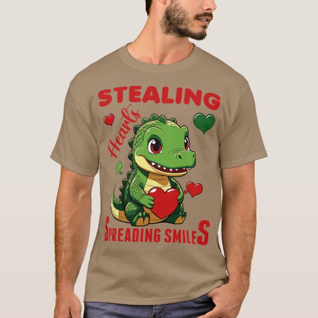 stjäl hjärtan sprider leenden t shirt (Framsida)