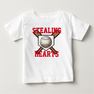 Stjäla hjärtabaseballutslagsplatsen tee shirt