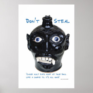 Stjäla inte affischen poster