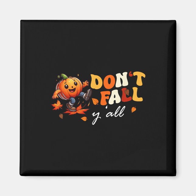 Stjälp Inte Fall Fallprevention Höst Fysioterapi Magnet (Framsidan)