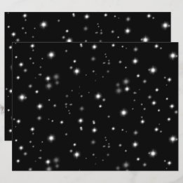 Stjärlja Sparkles Black and White Stars