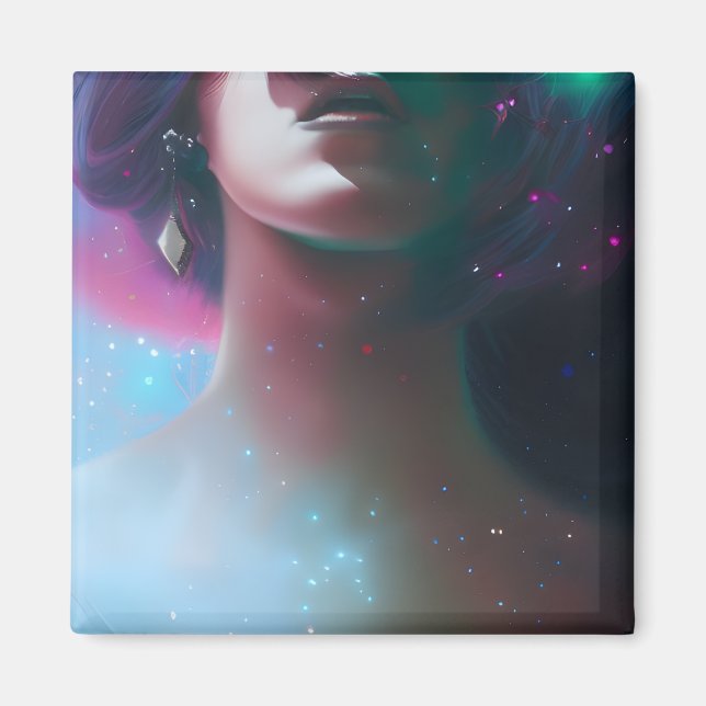 Stjärn Damen Magnet (Framsidan)