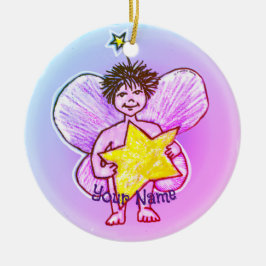 Stjärn Fågel ornament