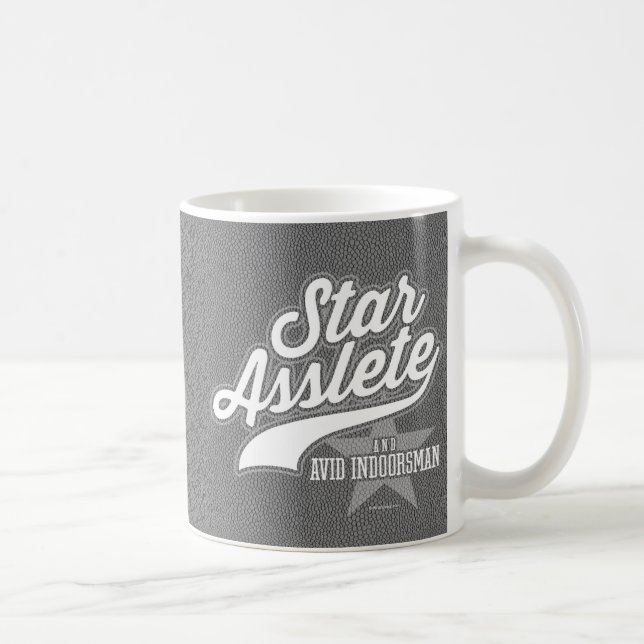 Stjärn inomhusatlet (ivrig inomhusperson) kaffemugg (Höger)