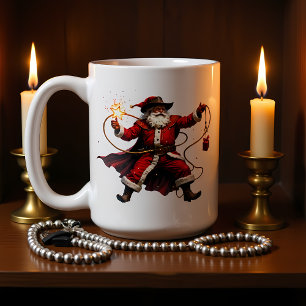 Stjärn Lasso Cowboy Tomte Kaffemugg