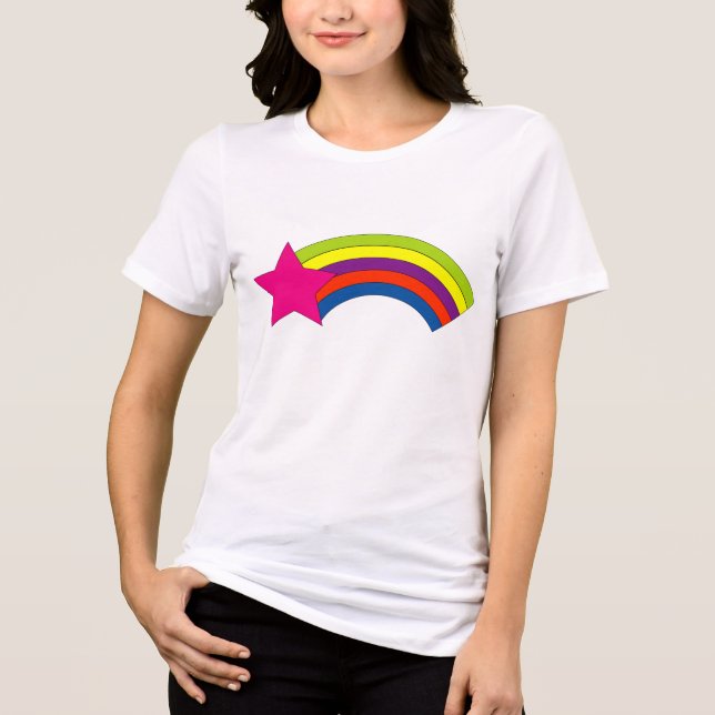 Stjärn Regnbåge T-Shirt (Framsida)