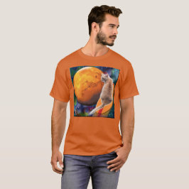 Stjärn Surfande-Katt Chilipeppar T-shirt