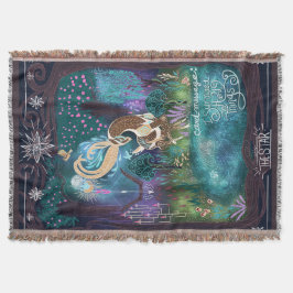 Stjärn Tarot Kort Filt