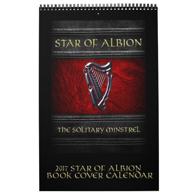 Stjärna 2017 av den Albion bokomslagkalendern Kalender (Omslag)