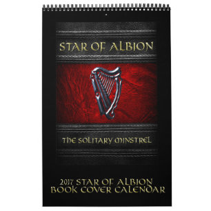 Stjärna 2017 av den Albion bokomslagkalendern Kalender