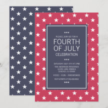 Stjärna 4:e juli-Party-kortet i Independence day