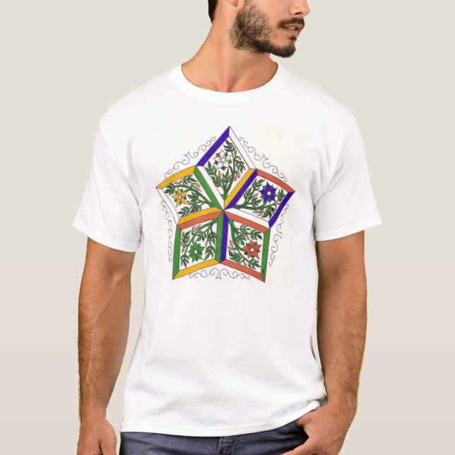 Stjärna 5 tee shirt (Framsida)