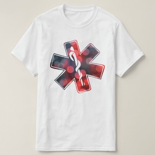 stjärna av livbokeh tee (Design framsida)