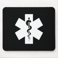 Stjärna av livpictogramen Mousepad