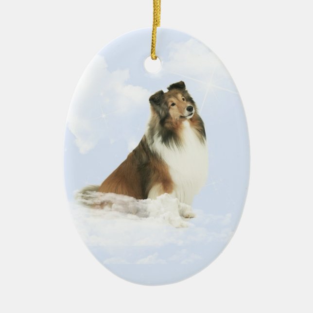 Stjärna av nåd julgransprydnad keramik (Framsidan)