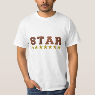 STJÄRNA Betyg Roligt Sött Leende Stjärndesign T Shirt