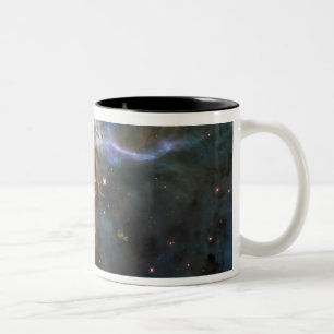 Stjärna-bilda pelare för Carina Nebula Två-Tonad Mugg