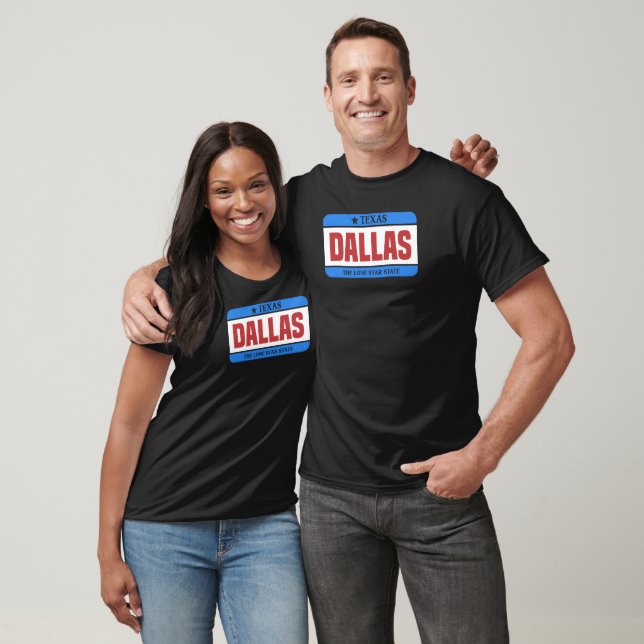 Stjärna-design för Dallas Texas Lone, stolt T Shirt (Unisex)