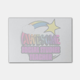 Stjärna Fantastisk Social studies Lärare Post-it Block