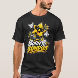 Stjärna — Född för att sticka ut T Shirt
