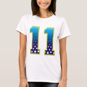 Stjärna för 11 ålder t-shirt