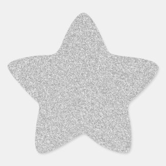 Stjärna för 26 Glitter-utskrifter i miniatyrdiagra Stjärnformat Klistermärke