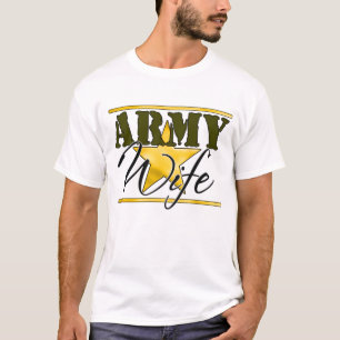 Stjärna för arméfruguld tee