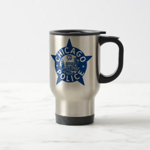 STJÄRNA för Chicago polisVINTAGE Resemugg