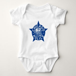 STJÄRNA för Chicago polisVINTAGE Tee Shirt