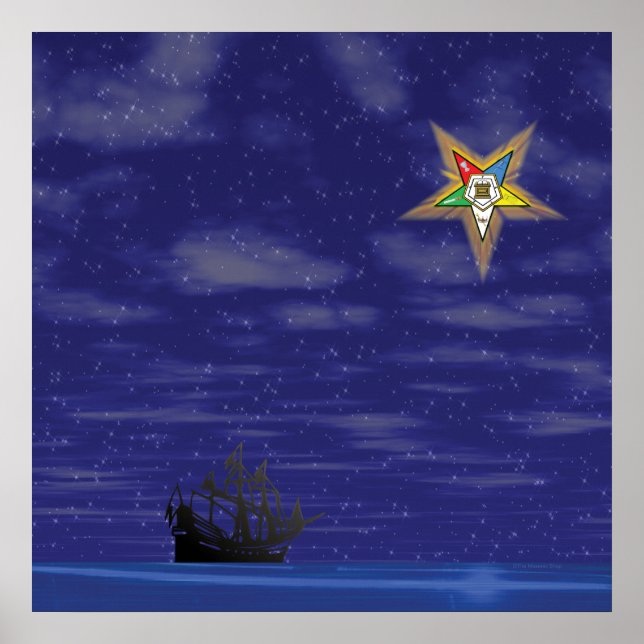 Stjärna för guidljus Östra Poster (Framsidan)